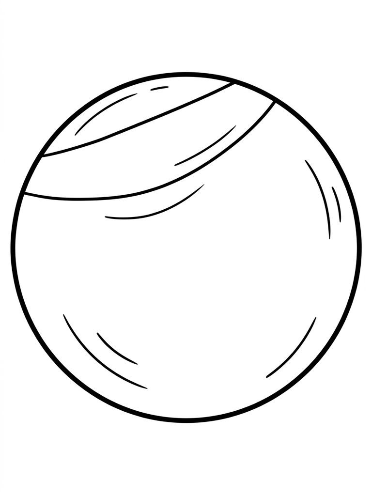 Circle Ball coloring page — free printable for kids and adults