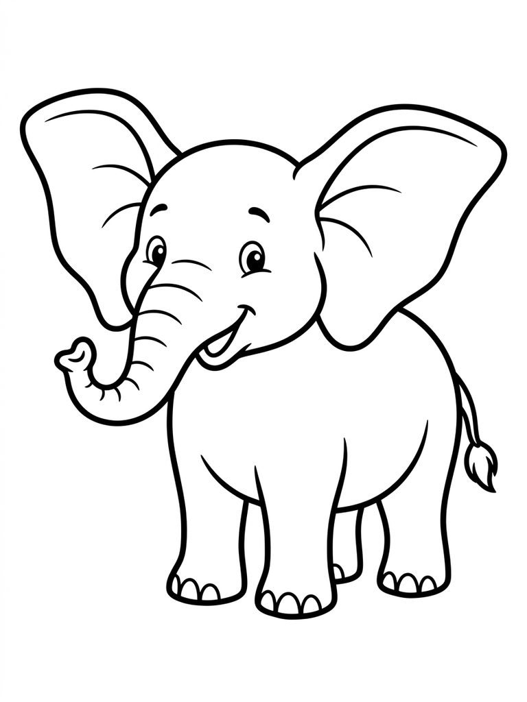 Dumbo Elephant Coloring Pages / African Elephant Coloring Pages Coloring Page