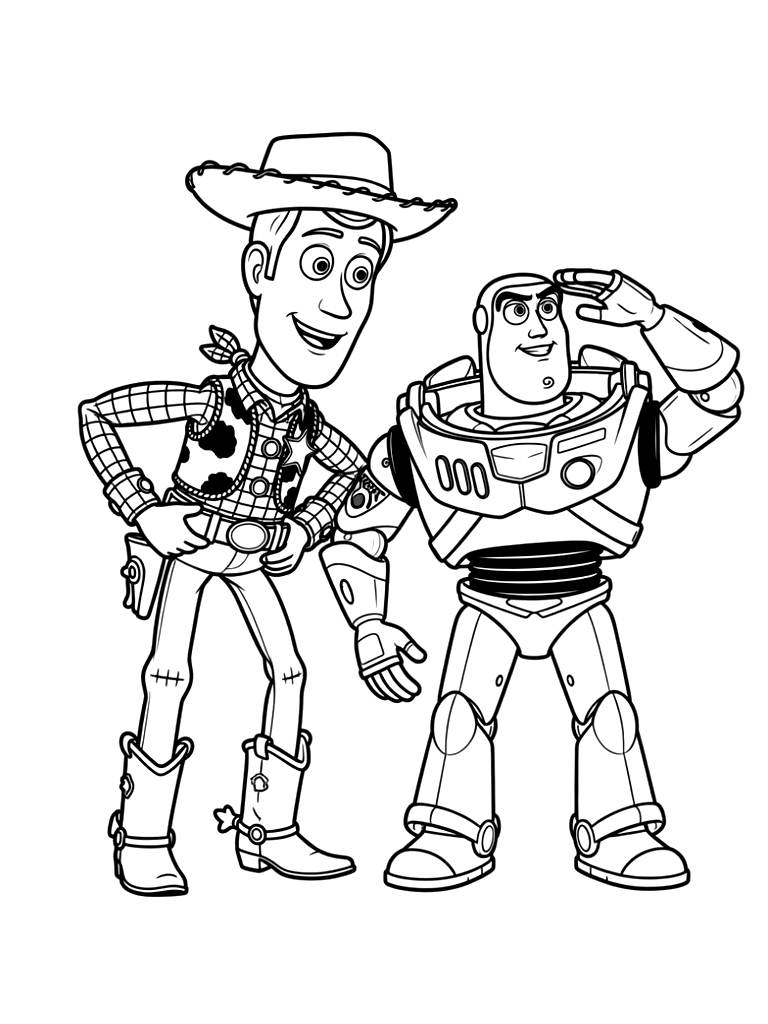 Toy Story 5 Anticipation Coloring Page