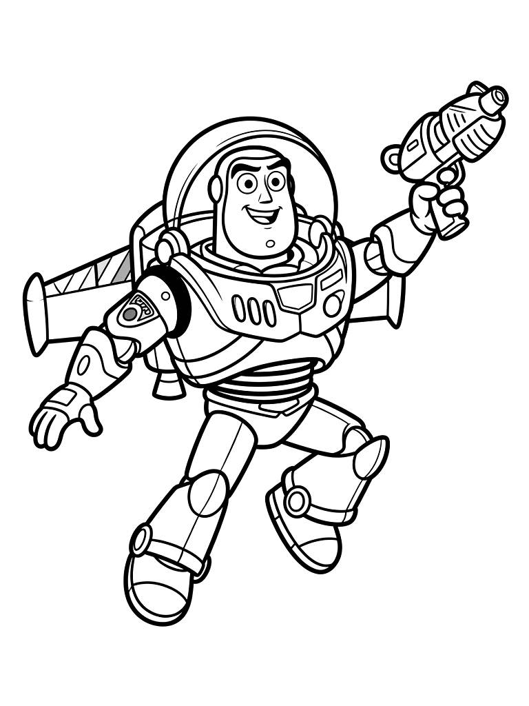 Toy Story 5 Character Adventures Coloring Page
